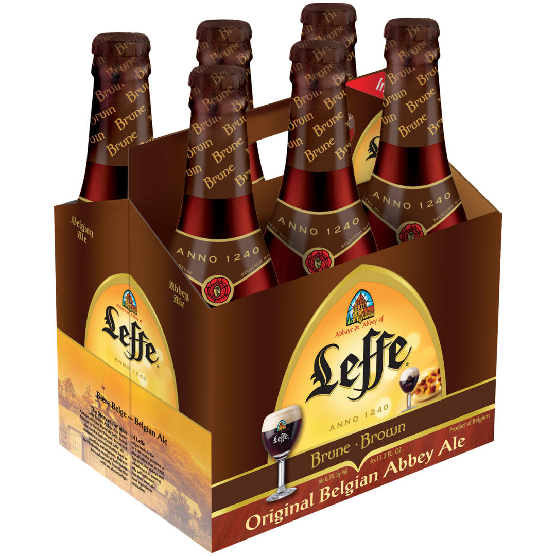 Leffe® Brown Belgian Abbey Ale Beer, 6 Pack 11.2 fl. oz. Bottles