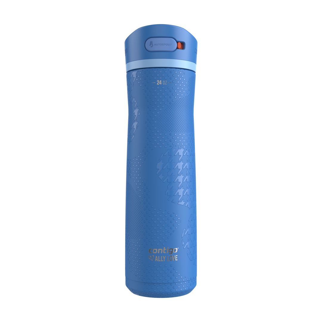 Contigo® Ashland Chill 2.0 Stainless Steel Water Bottle with AUTOSPOUT® Lid, 24oz, Stellar Jay