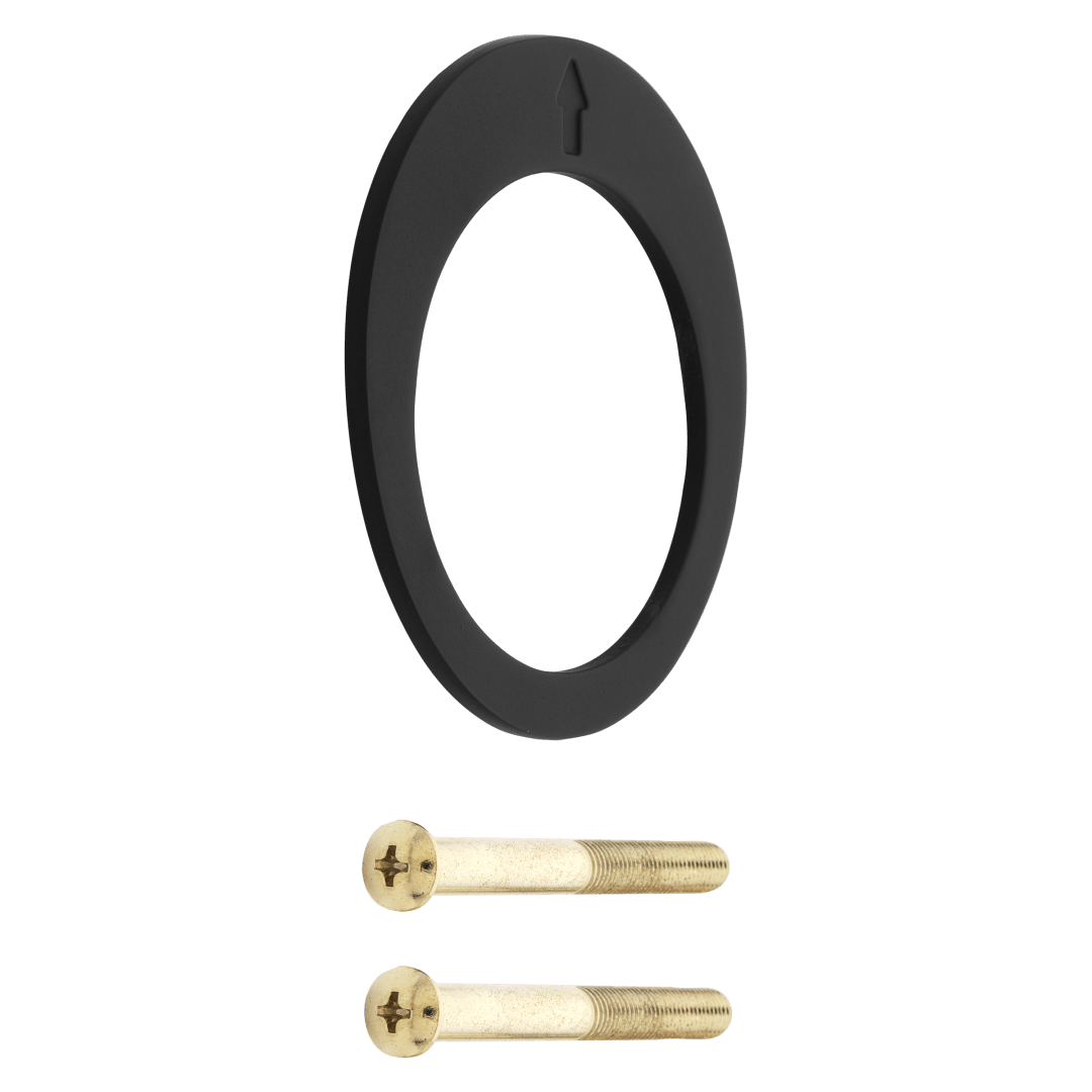 Key Control Deadbolt Thin Door Kit for Polished Brass Finish