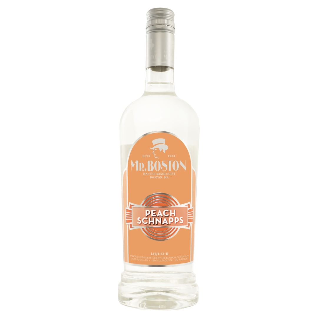 Mr. Boston Peach Schnapps 750ml 30 Proof