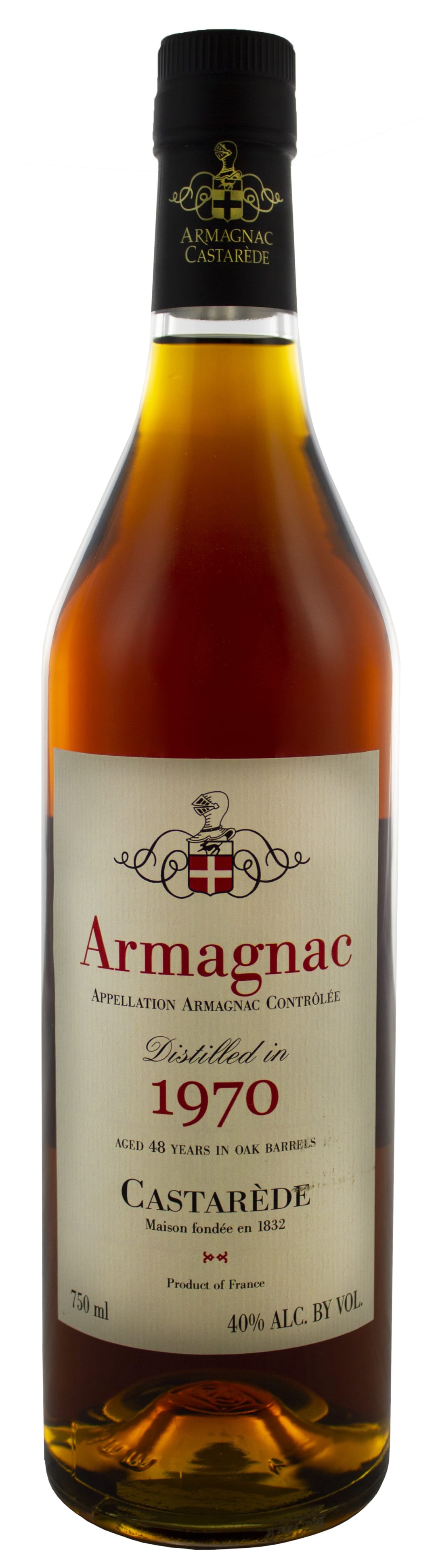 Castarede 1970 Armagnac 750ml 80 Proof