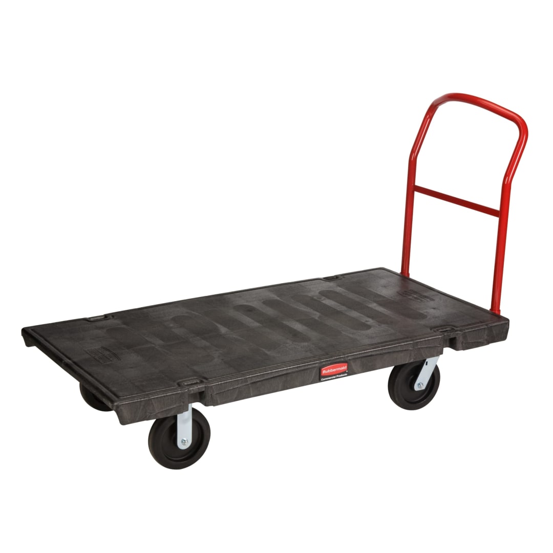 Heavy Duty Platform Truck, 30 In x 60 In with 8 In TPR Casters