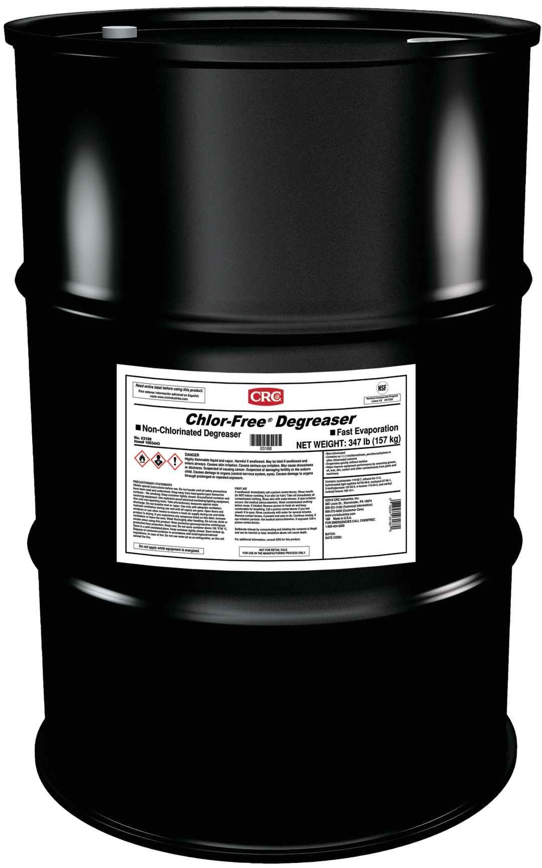 CRC Chlor-Free Degreaser 1X55GL
