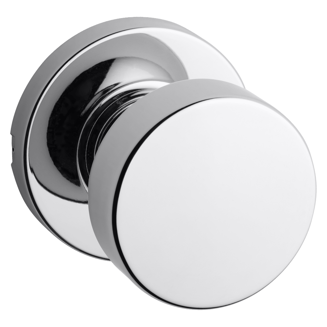 Pismo Round Hall/Closet Knob in Polished Chrome