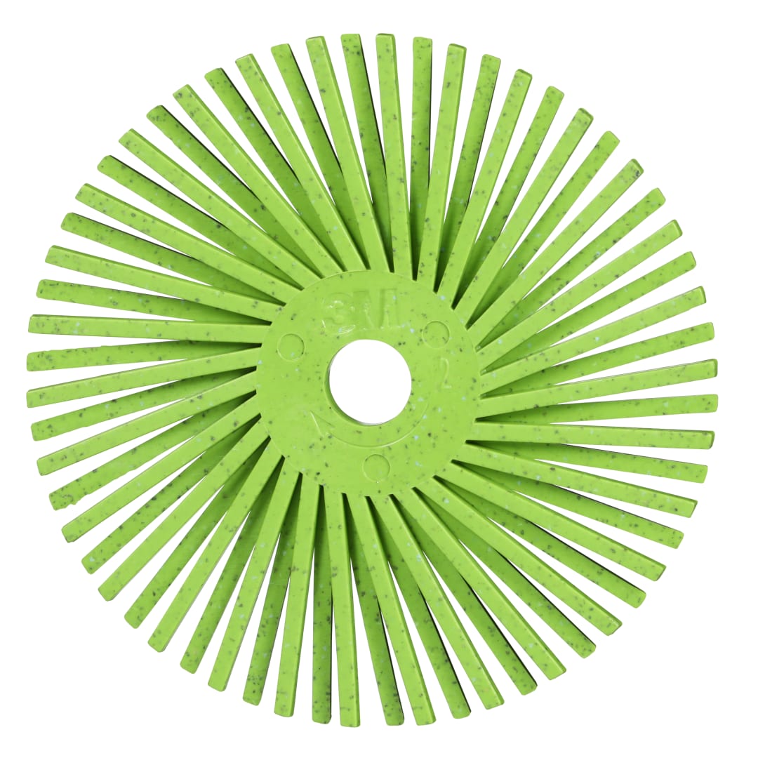 Scotch-Brite™ Hassas Radyal Bristle Fırça, PN-RB, 50+, 76,2 mm x 9,525 mm (3 inç x 3/8 inç), Tip A