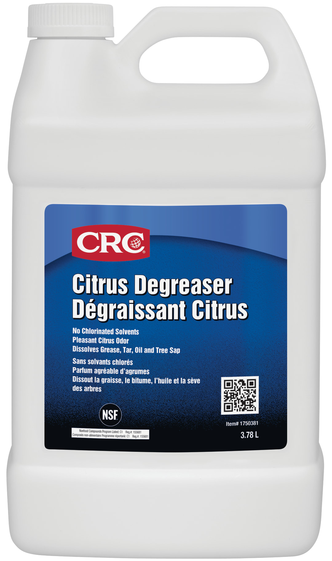 CRC Citrus Degreaser (F/E) 1X3.78L