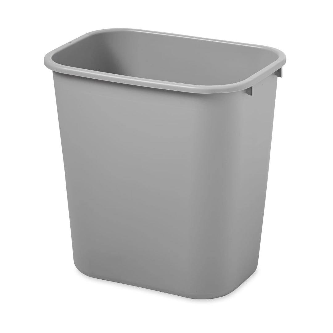 Wastebasket Medium 28 Qt Gray