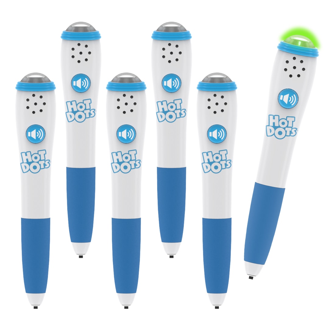 HOT DOTS® LIGHT-UP INTERACTIVE PEN 6-PK