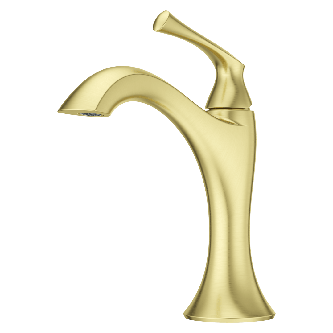Rhen Single Control 4" Centerset Lavatory Faucet in Brushed Gold