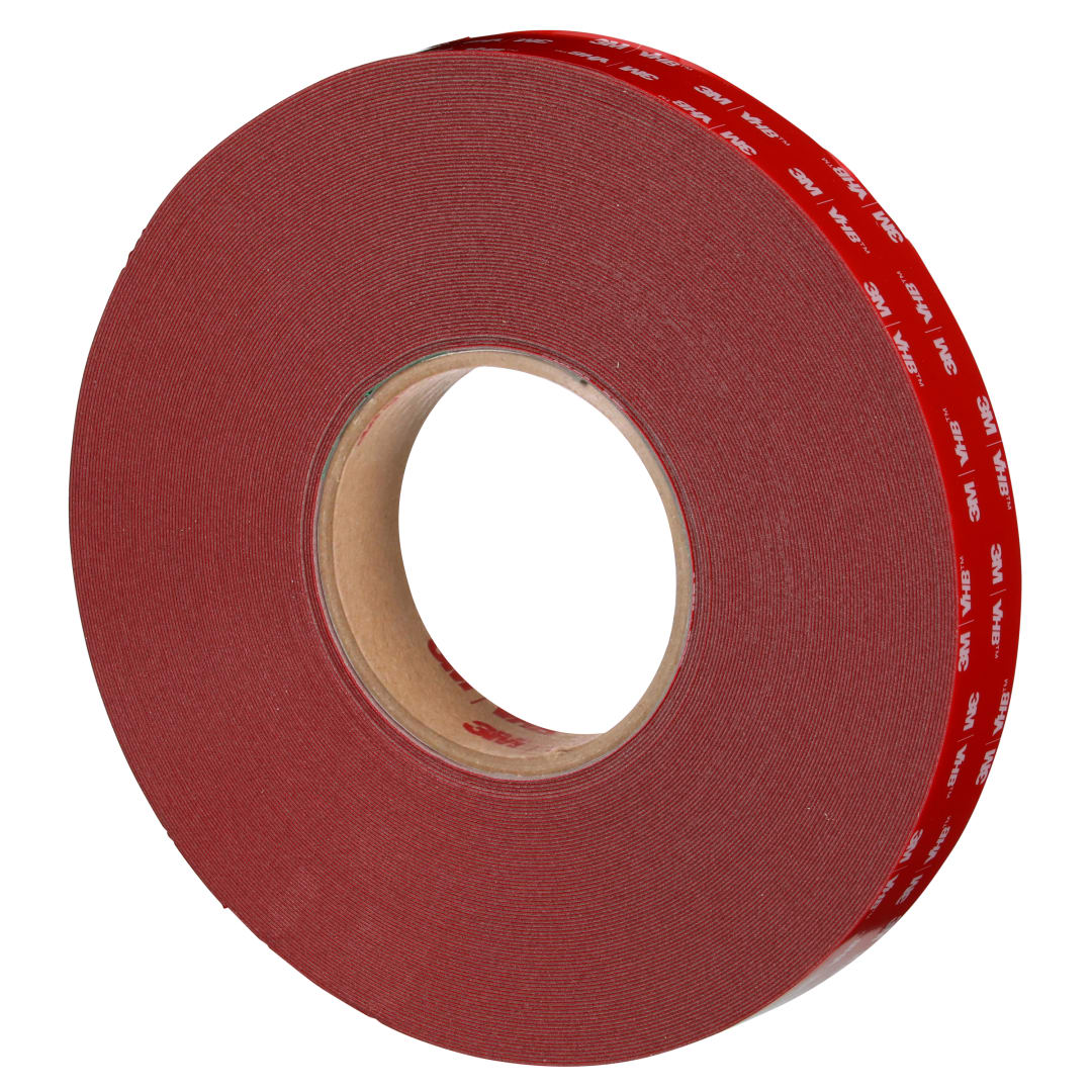 3M™ VHB™ Bant Max-060GF, Grey, 25mm x 33m, 0.6mm, Film Liner