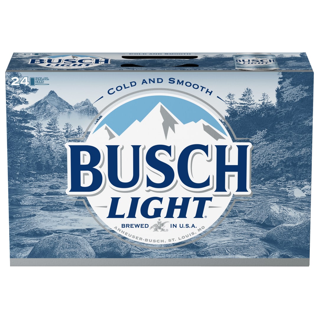 Busch Light Beer 24 - 12 fl oz Cans