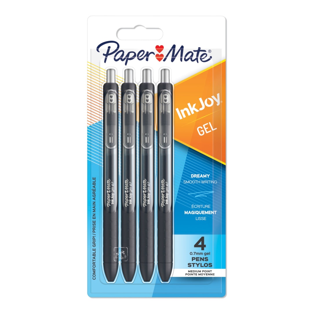 PM INKJOY GEL RT 0.7 BLK BL4 PE