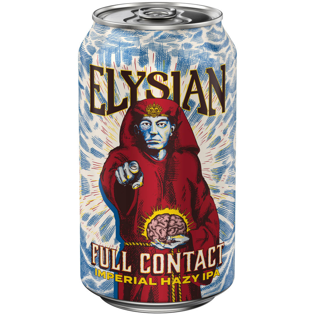 Elysian Full Contact IPA 12 oz Single CAN 8_8ABV - Plain Aluminum - Standard Gloss - Craft Direct