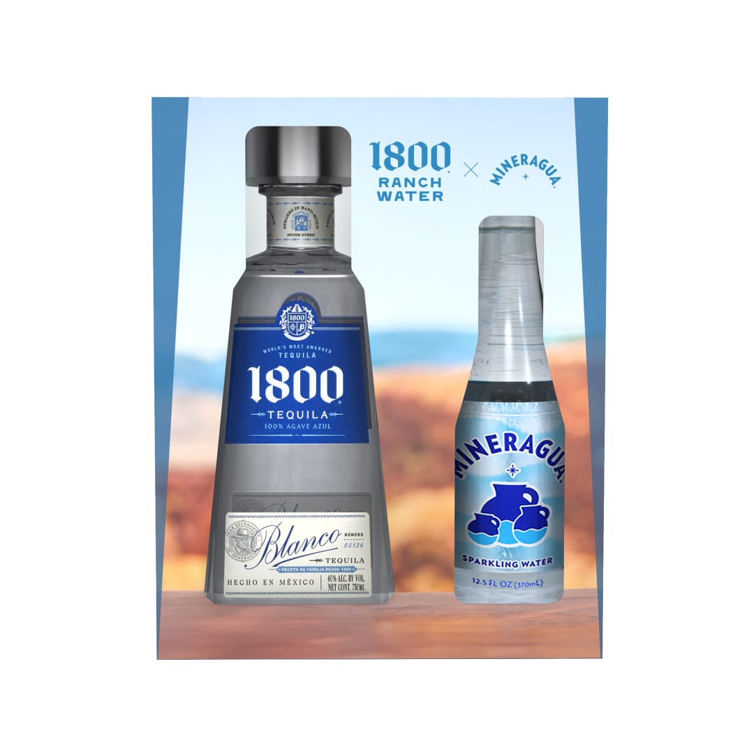 1800 Tequila Silver W/mineral Water 6B 750ML