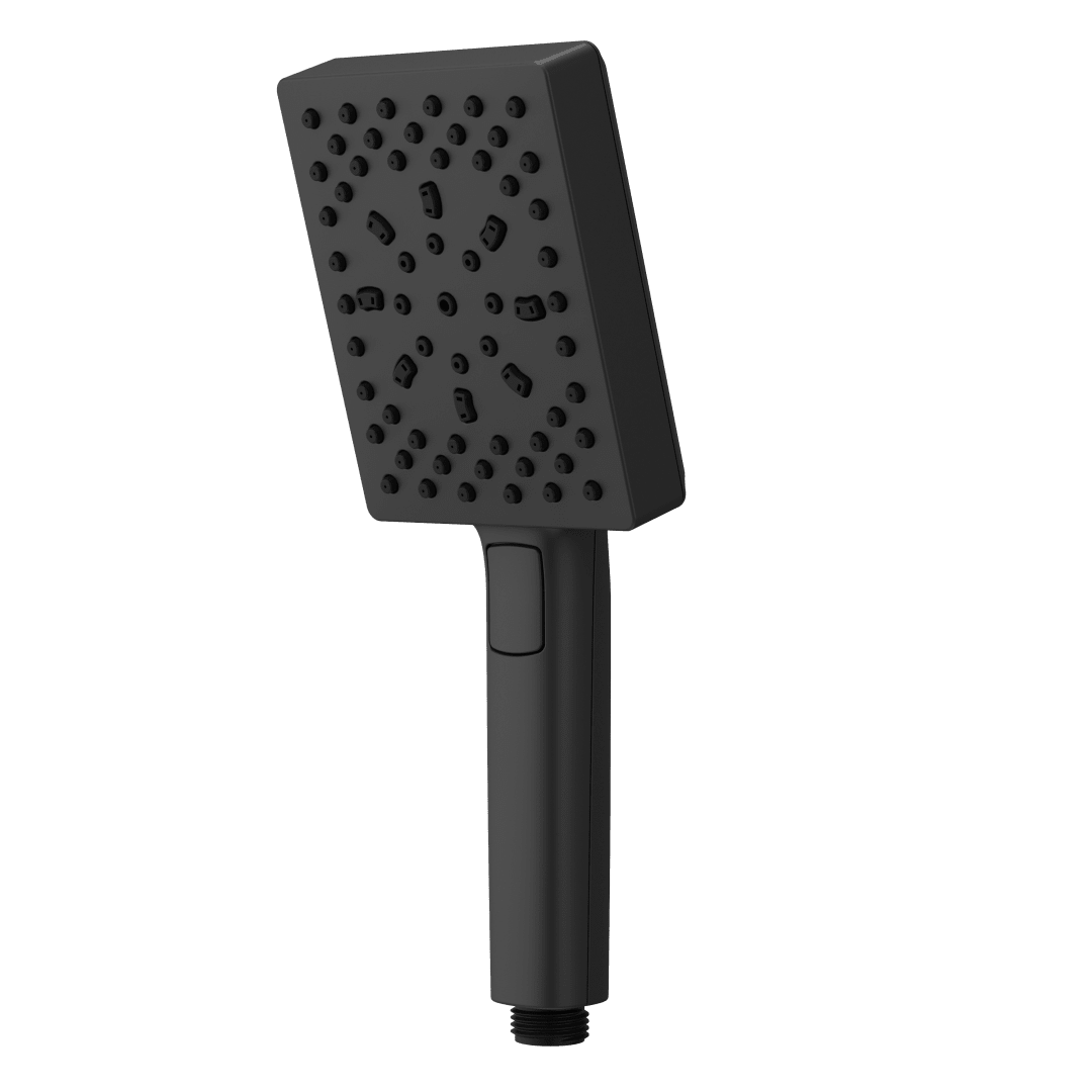 Modern Square Handshower in Spot Defense Matte Black