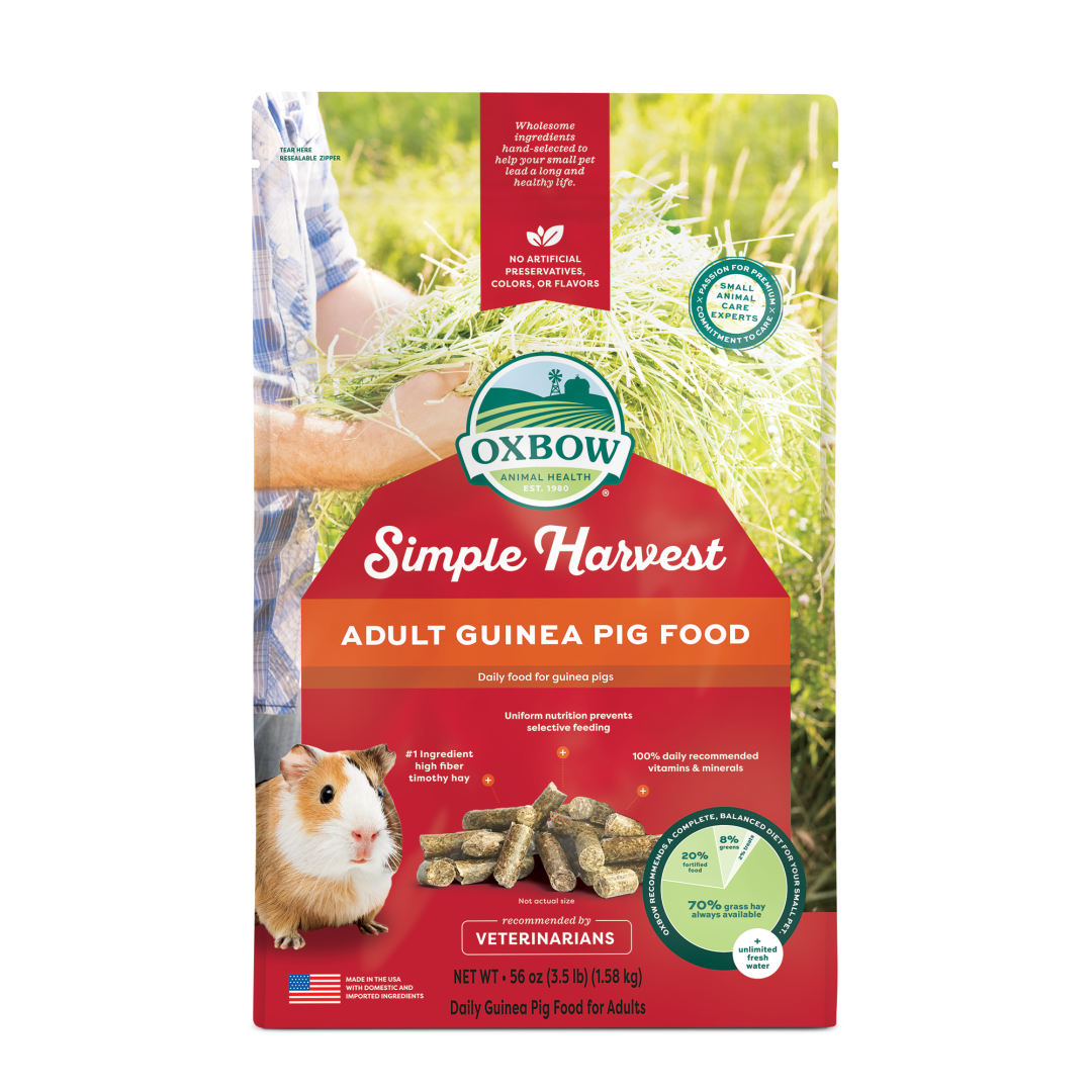 Oxbow Simple Harvest Adult Guinea Pig Food, 3.5 lb