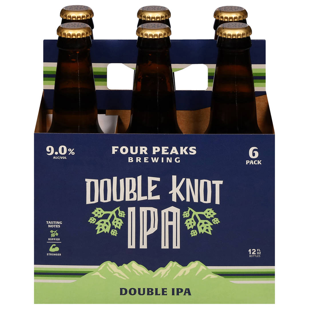 Four Peaks Brewing Double IPA Double Knot Beer 6 - 12 fl oz Bottles