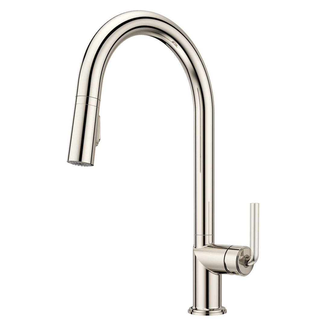 Tenet 1-Handle Pull-Down Kitchen Faucet in Polished Nickel
