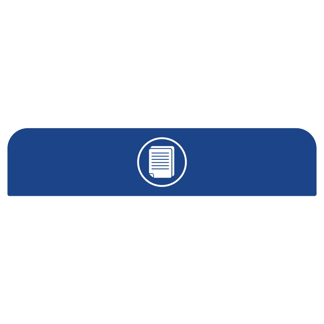 Configure™ Paper 45 Gal Blue Sign