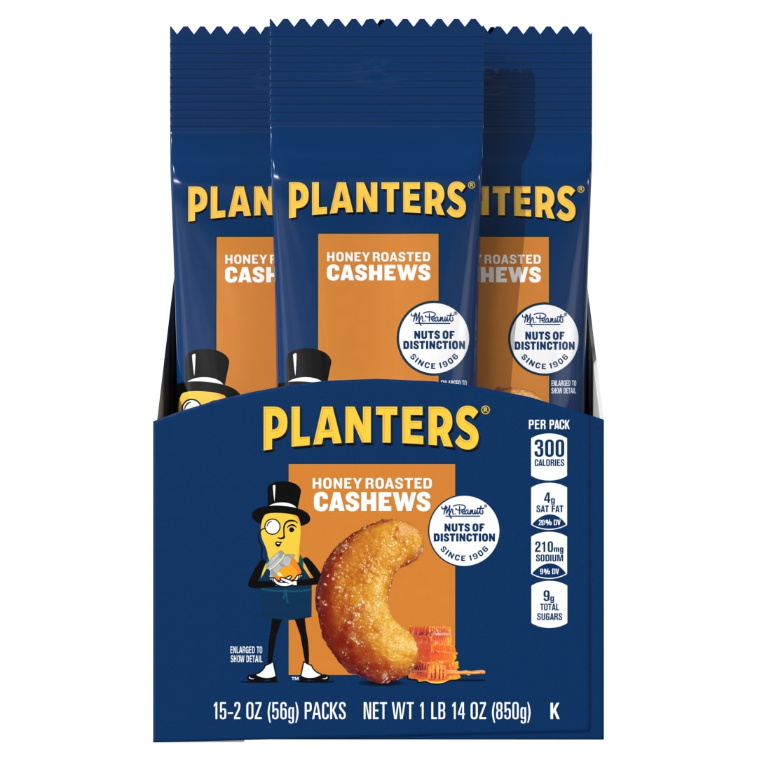 PLANTERS Honey Roasted Cashews