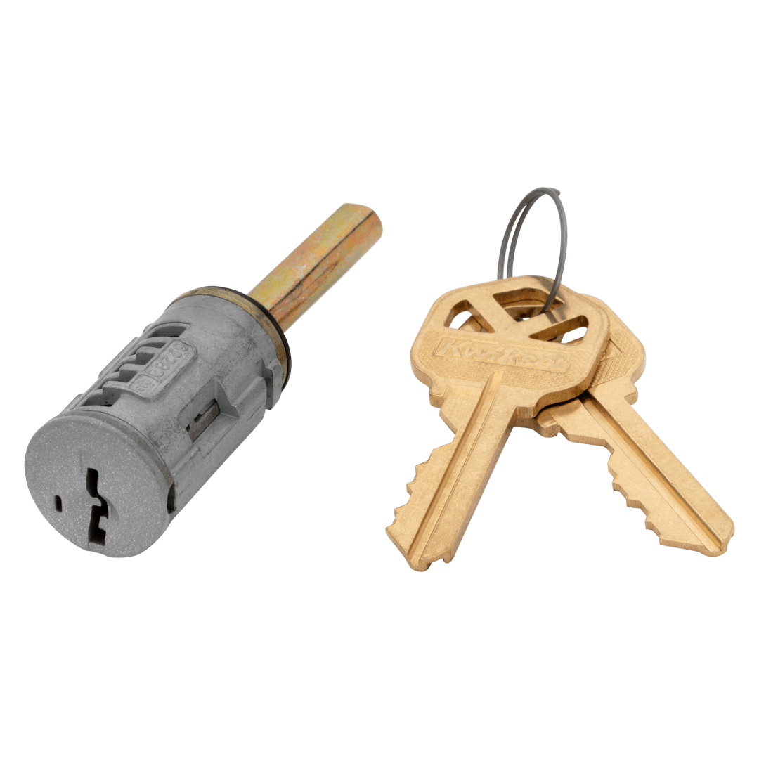 SmartKey Exterior Single Cylinder Plug for Low Profile Deadbolt in Satin Nickel, Polished Chrome or Satin Chrome Finish