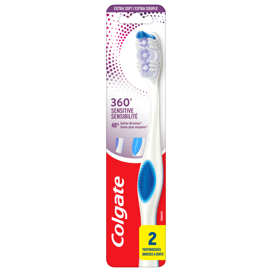 Colgate 360° Sensitive Pro Relief Toothbrush, Ultra Soft - 2 Count