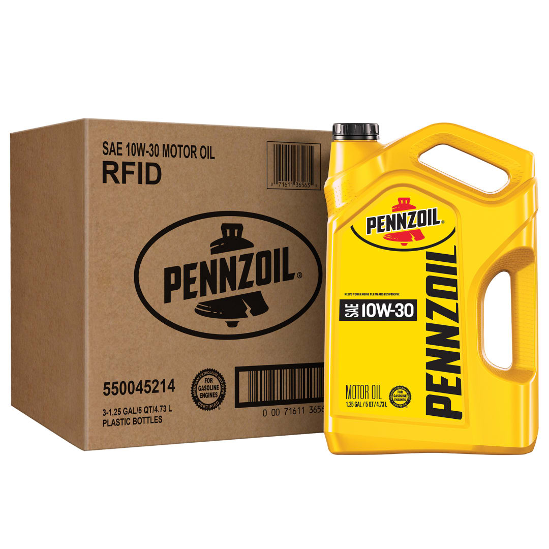 Pennzoil 10W-30 Motor Oil, 5 Quart (3 Pack)