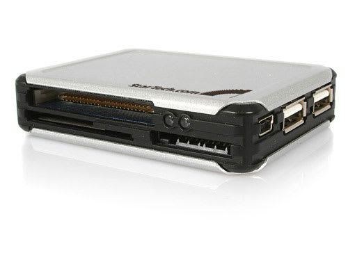 3 Port USB 2.0 Hub with 16 in 1 Card Reader