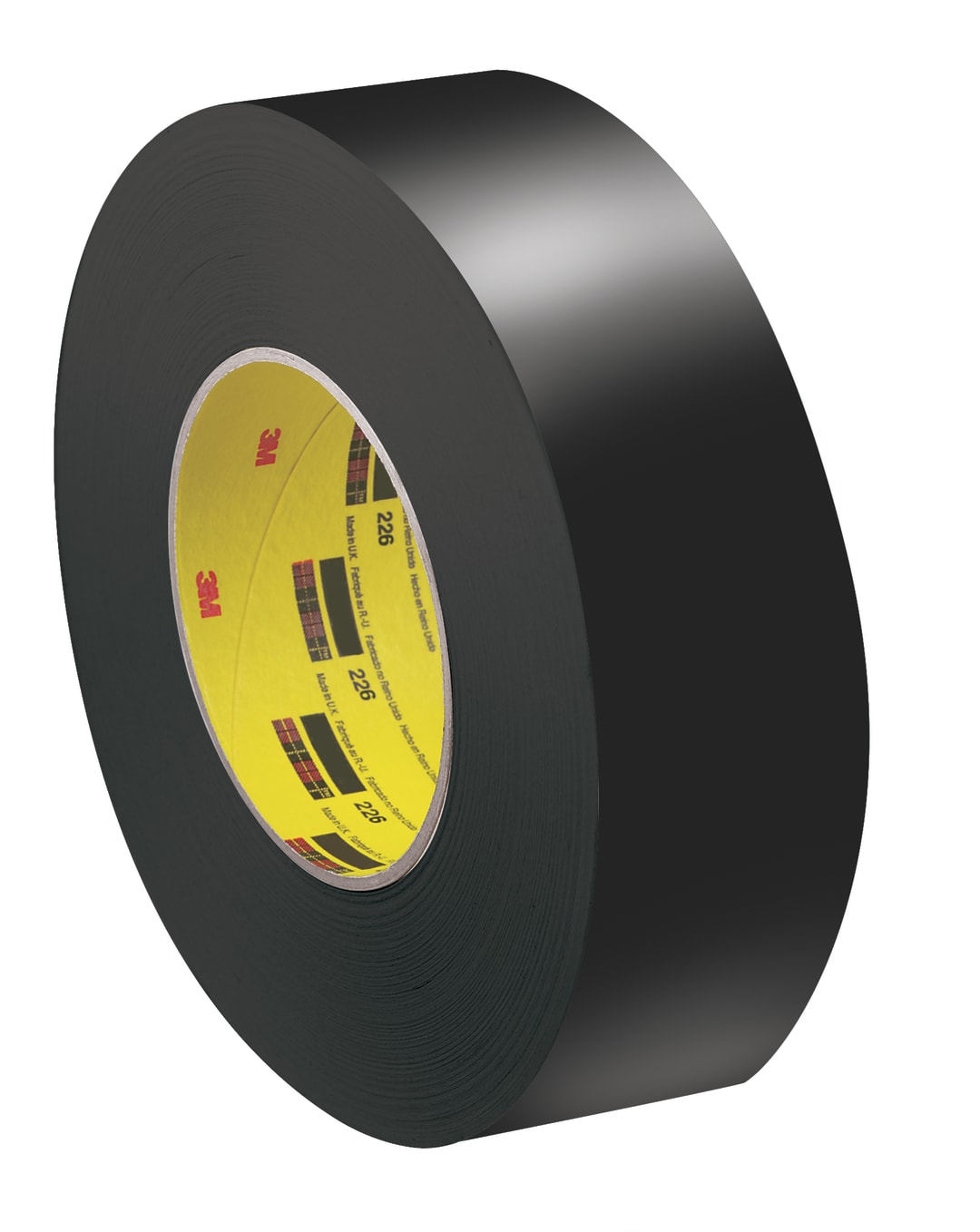 Scotch® Solvent Resistant Masking Tape 226, Black, 19 mm x 55 m, 0.27 mm