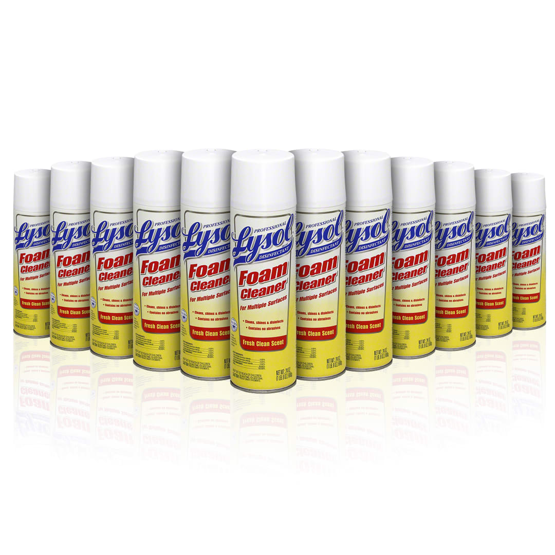 Professional LYSOL® - Foam Cleaner for Multiple Surfaces (Aerosol) 12/24 oz.