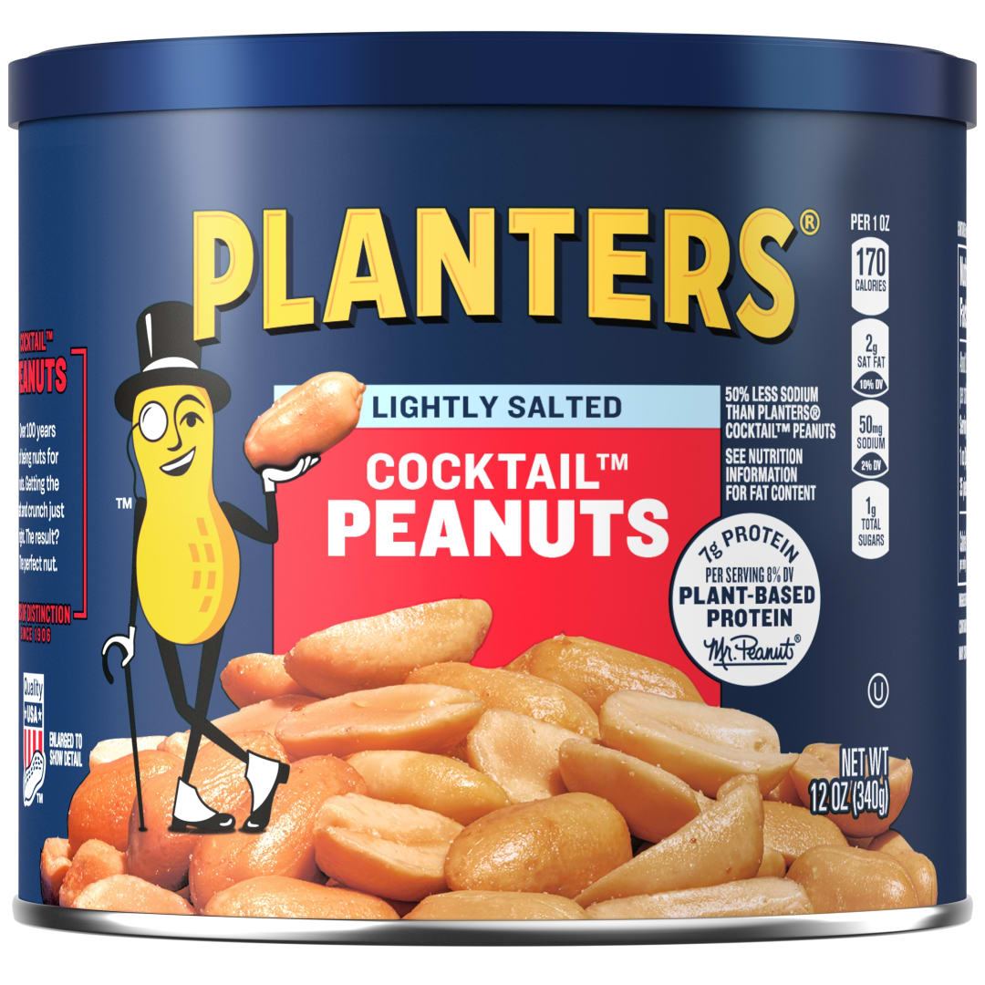 PLANTERS Lightly Salted Cocktail Peanuts