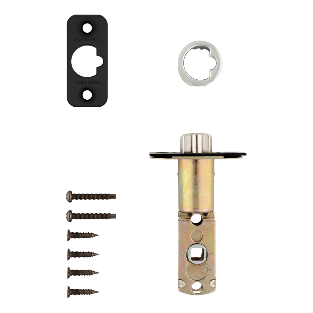 6-Way Adjustable Deadlatch for Matte Black Finish