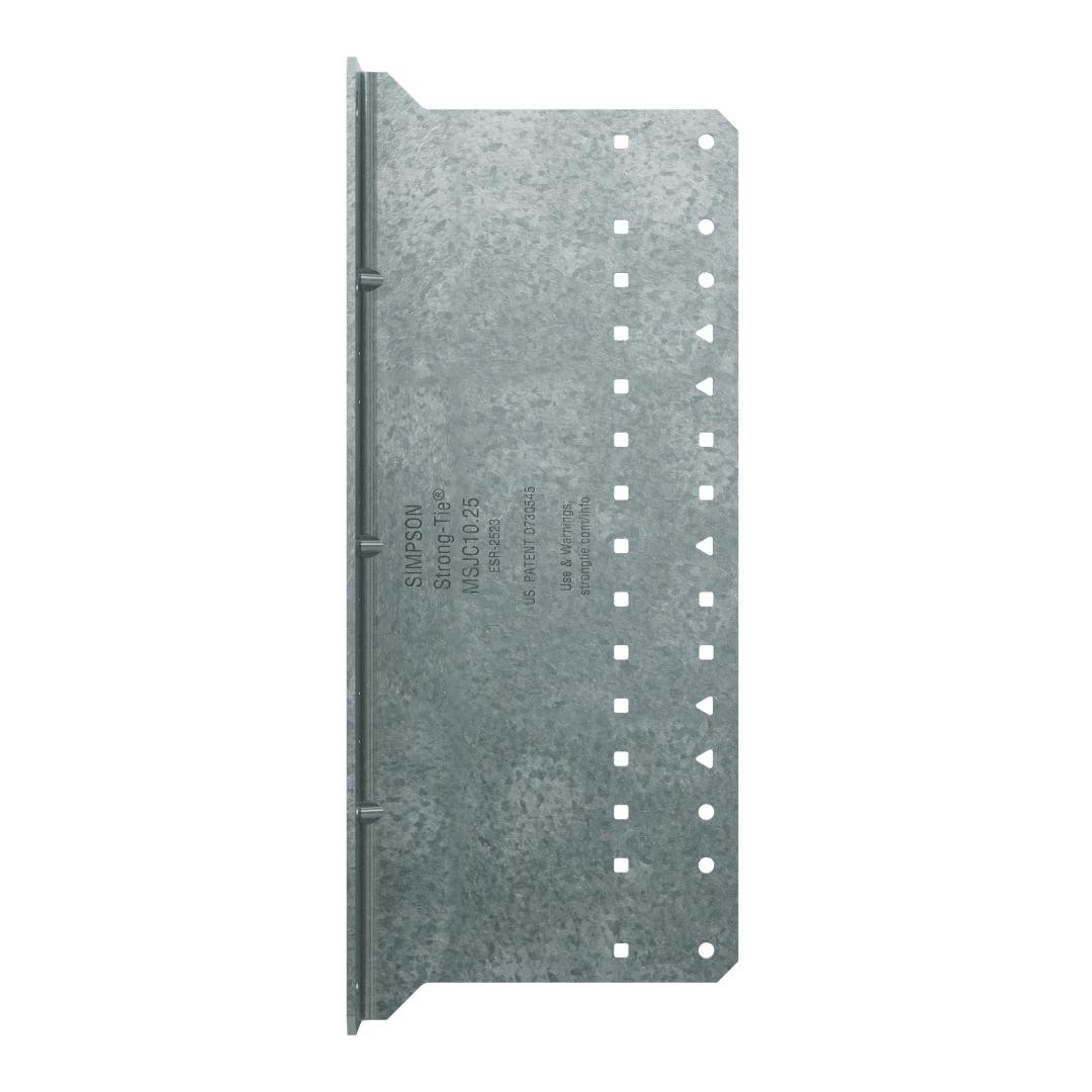 Simpson Strong-Tie MSJC10.25-R15 MSJC 2 in. x 4-1/2 in. x 10-1/4 in. 12-Gauge Galvanized Steel-Joist Connector (15-Qty)