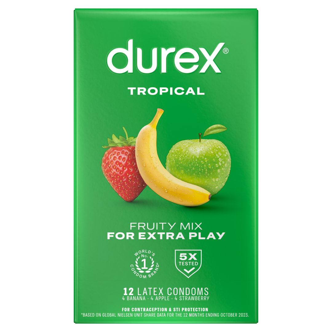 DUREX® Tropical® Flavors - Condom 18/12 ct.