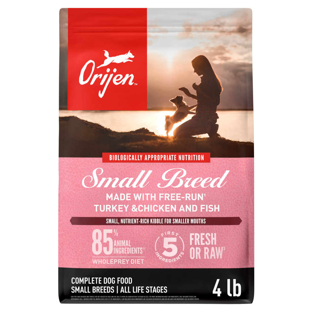 ORIJEN Grain Free High Protein Dry Dog Food Small Breed Recipe