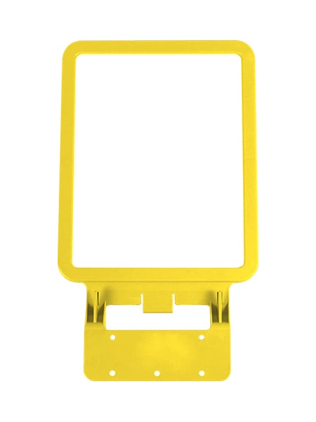  WASTE WATCHER - Sign Frame - Yellow