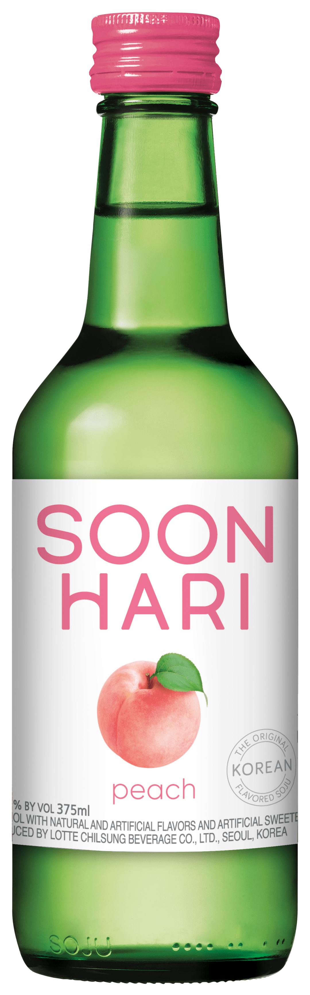 Soonhari Korean Soju Peach Non-appellated 375ml