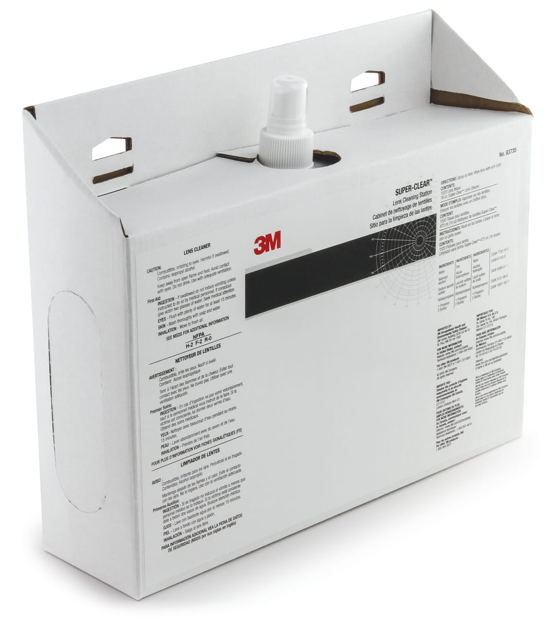 3M™ Tek Kullanımlık Lens Temizleme İstasyonu, 83735-00000B
