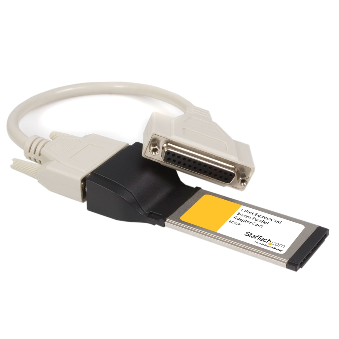 1 Port ExpressCard34 Parallel Adapter USB Base