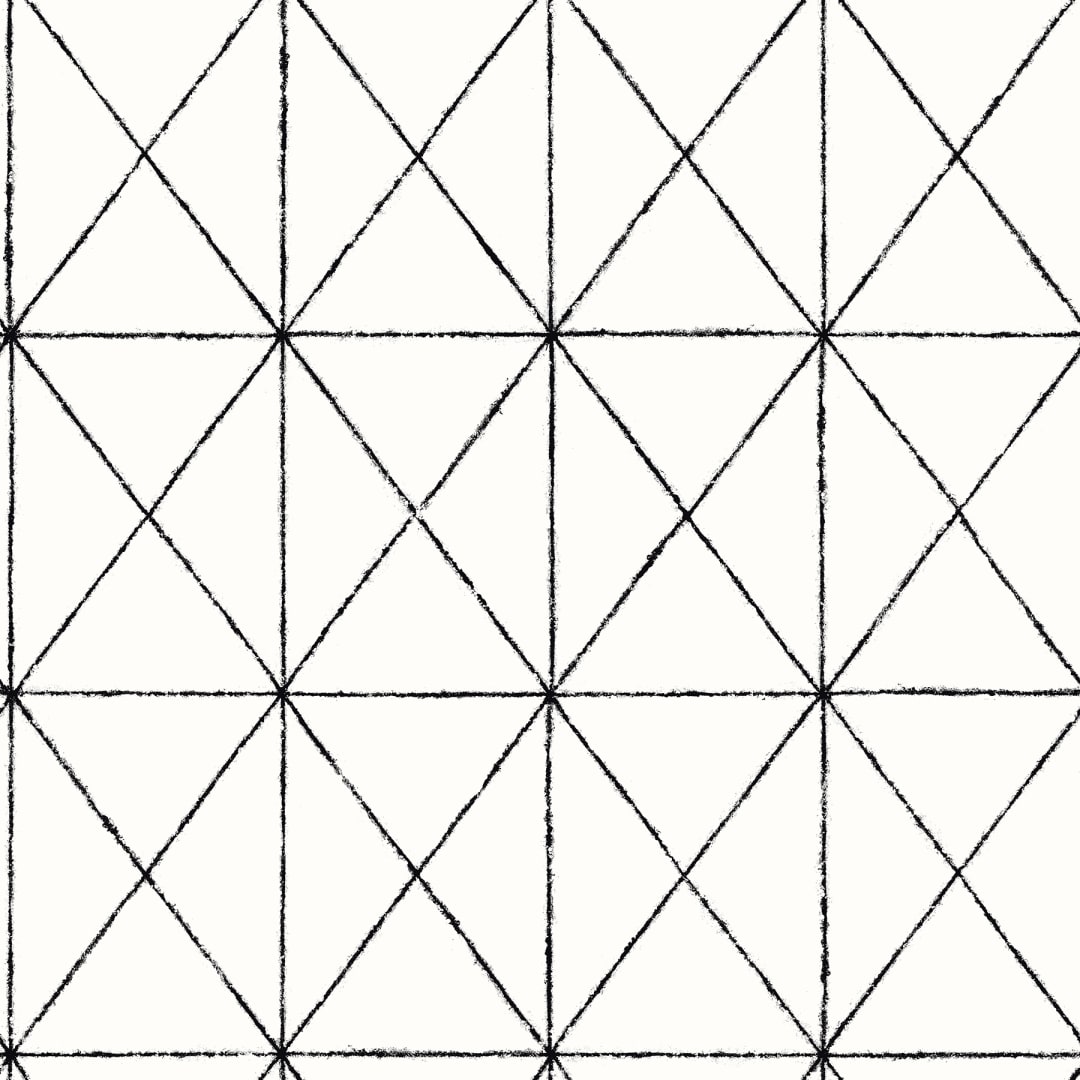Intersection Black Geometric Wallpaper