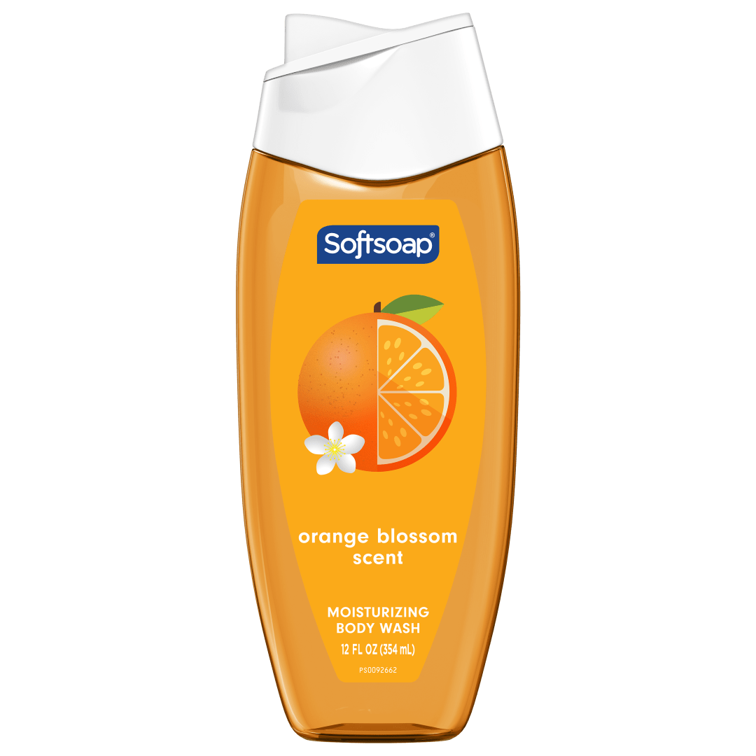 Softsoap Moisturizing Body Wash, pH Balanced, Orange Blossom Scent, 12 fl oz