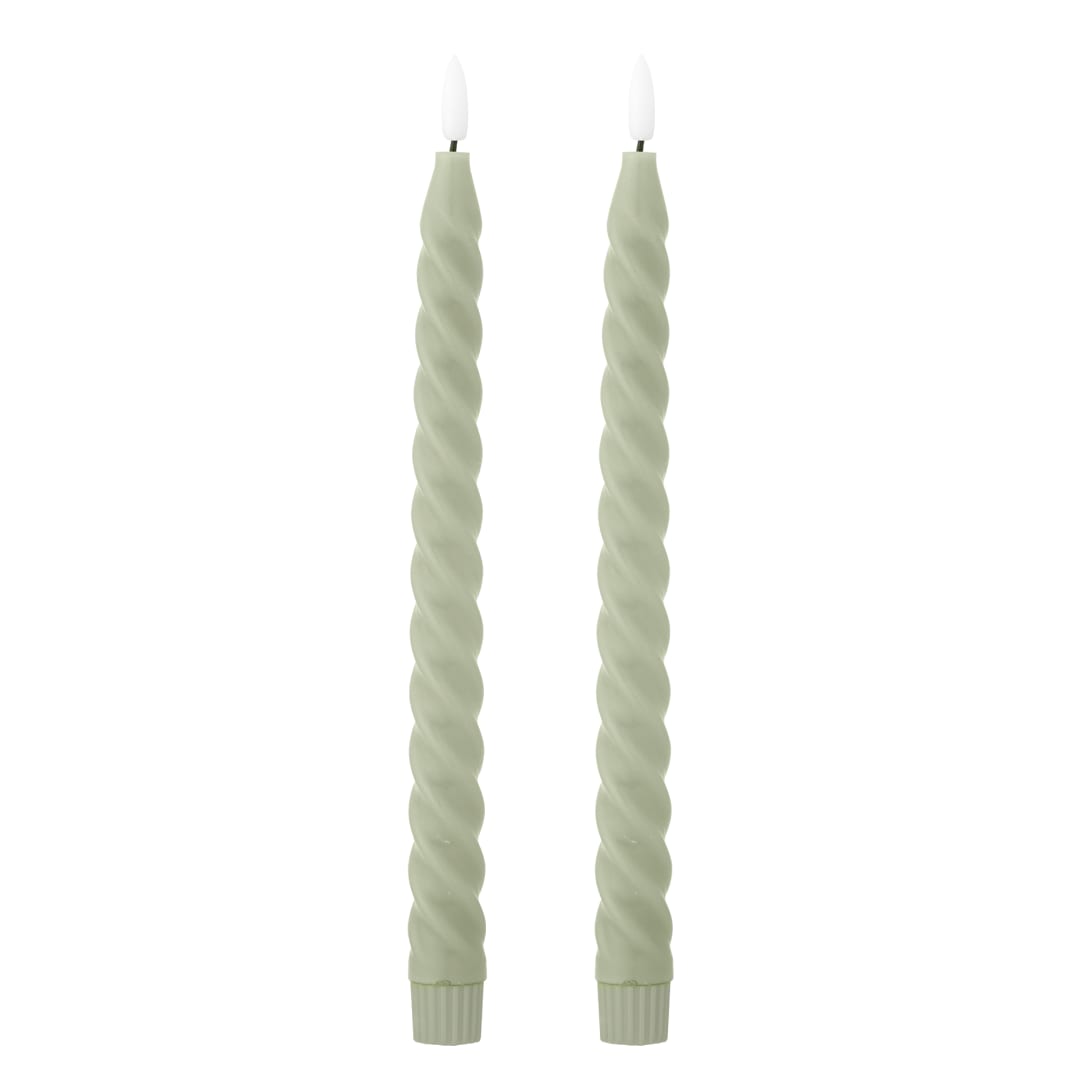 82068213 - Ponza LED Candle, Green, Paraffin STOCK: 300
