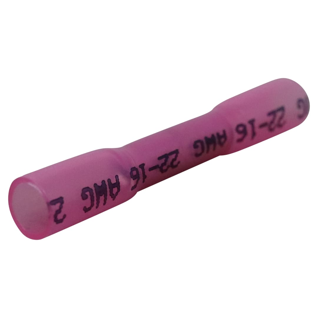 Skn Products Red Heat Shrink Butt Connector Insulated 22-18 Gauge