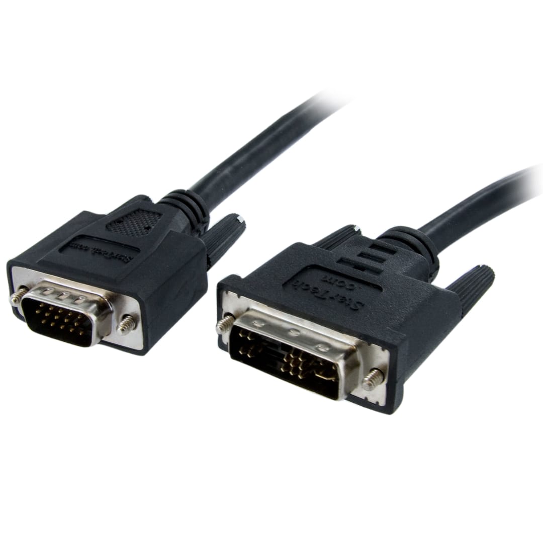 2 m DVI to VGA Display Monitor Cable