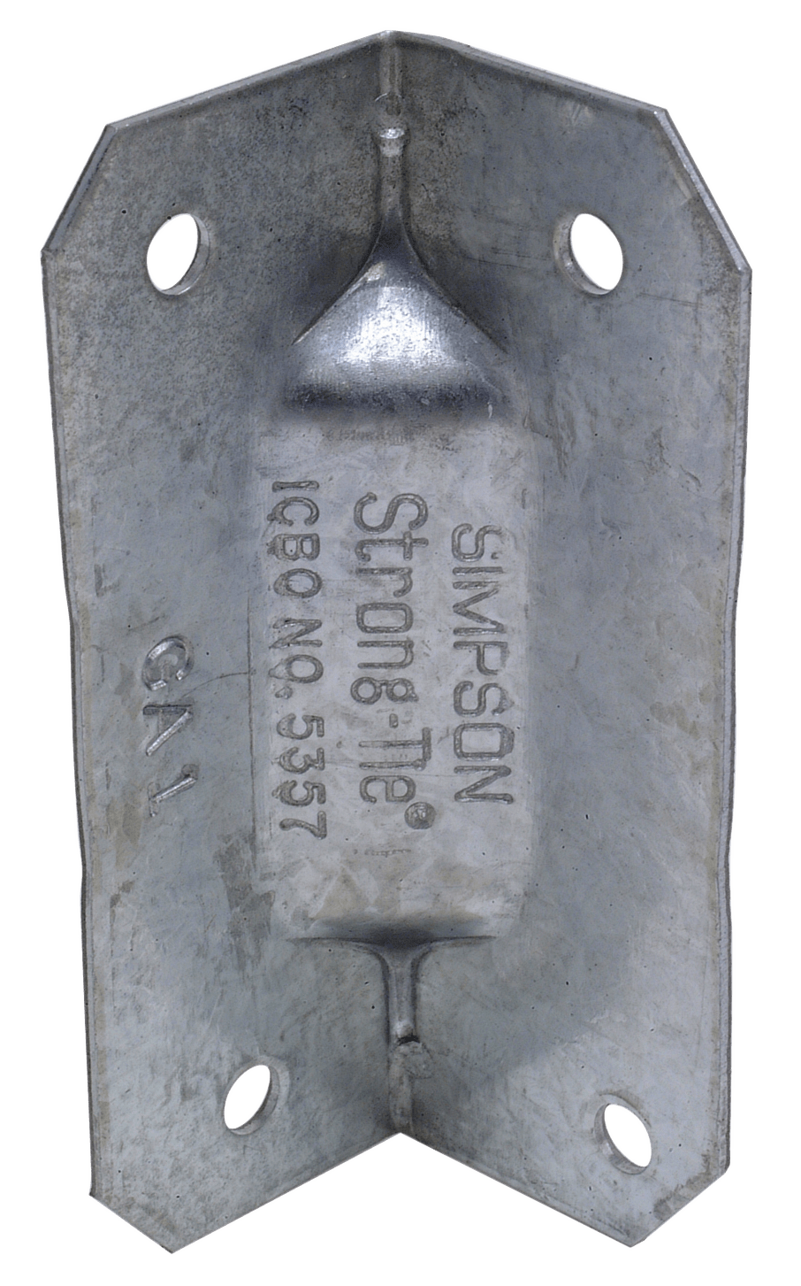 Simpson Strong-Tie GA1-R GA 2-3/4 in. 18-Gauge Galvanized Gusset Angle (Pack of 6000)