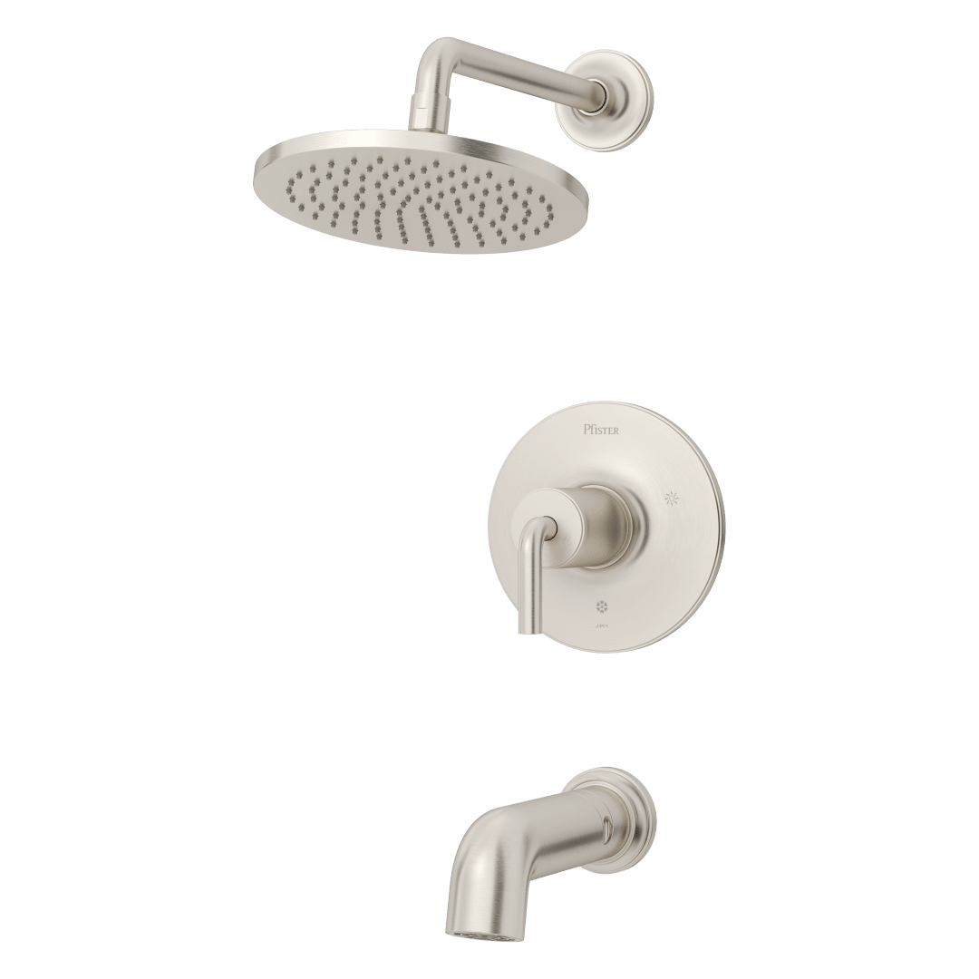 Tenet 1-Handle Tub & Shower Trim in Brushed Nickel