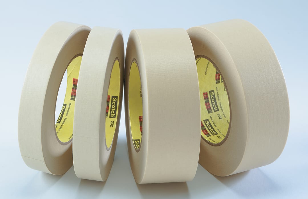 3M™ High Performance Masking Tape 232, Tan, 1500mmX50M 9 R/C