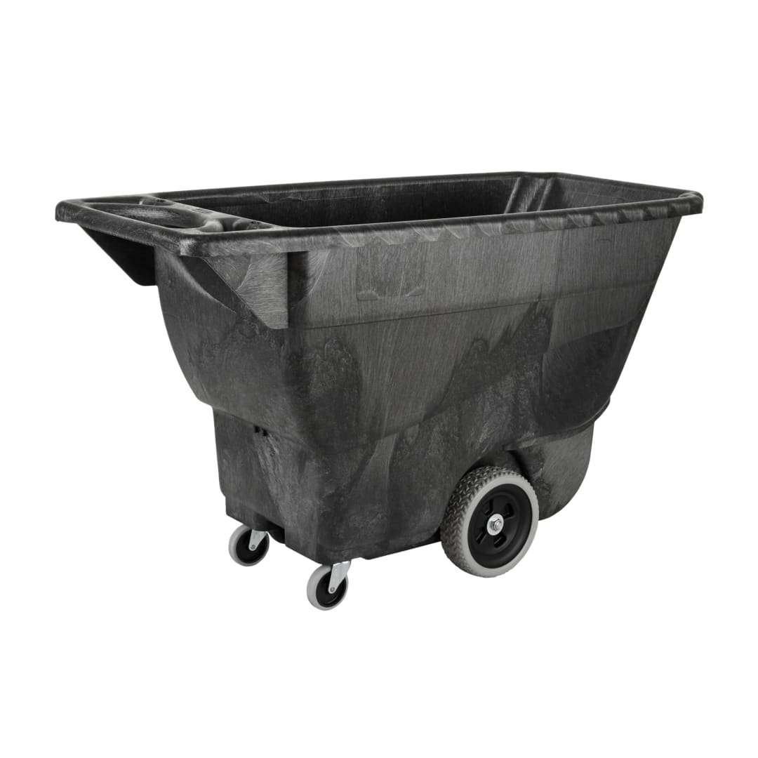 STRUCTURAL FOAM TILT TRUCK, UTILITY DUTY, 1/2 CUBIC YARD, BLACK