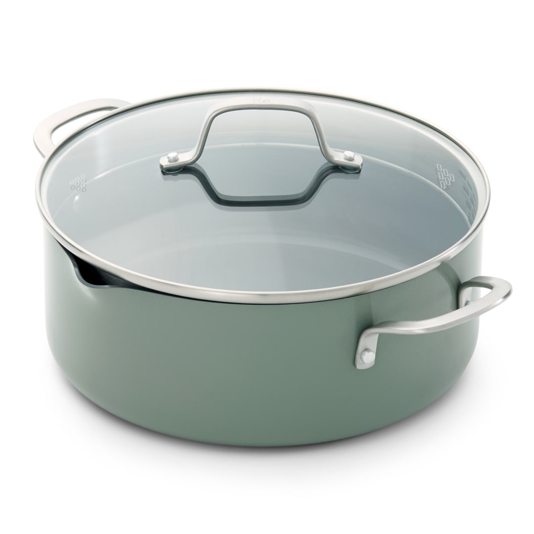 Calphalon® Ceramic Nonstick 5-Qt. Dutch Oven with Lid, Silver Ash