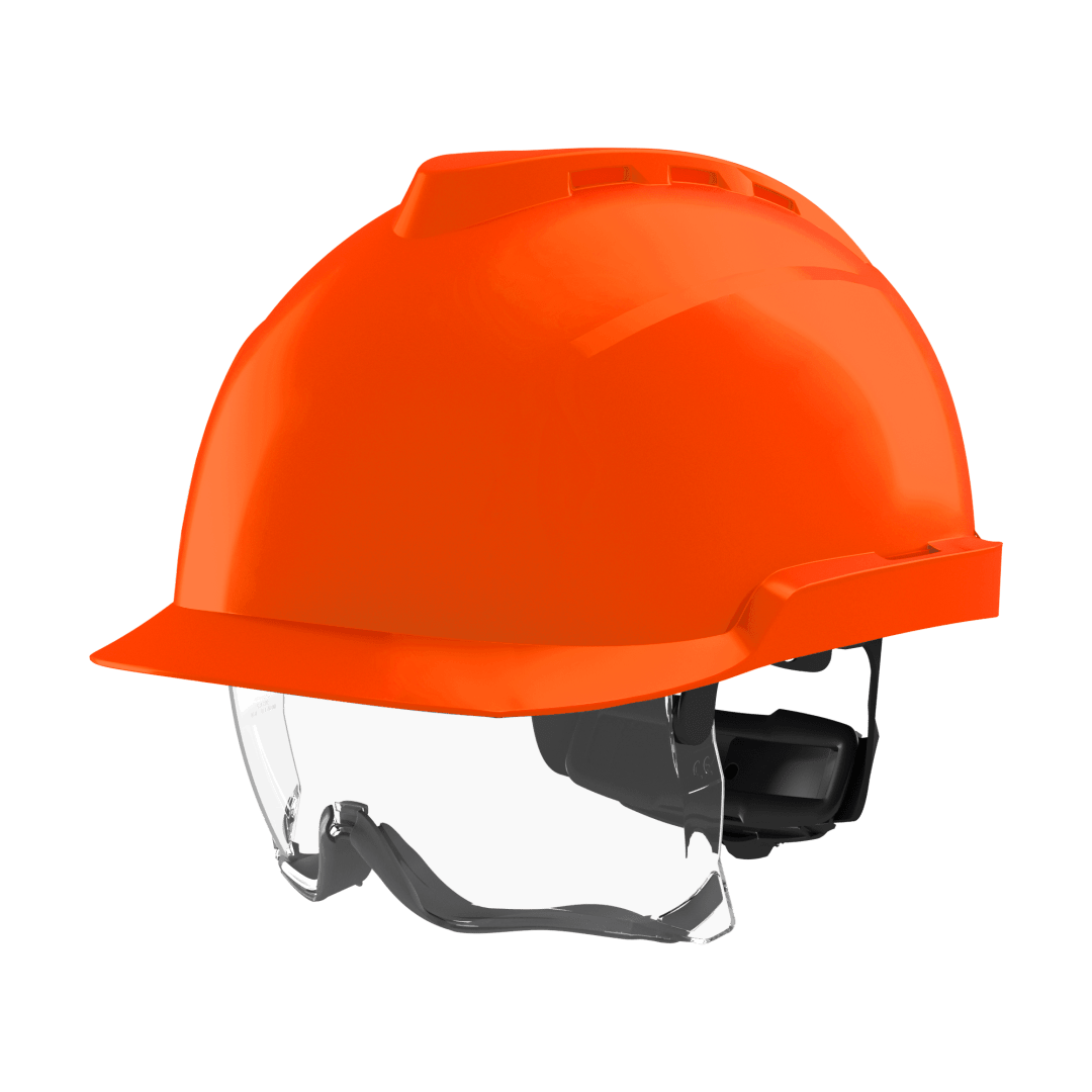 V-Gard® 930 Vented Safety Helmet with Integrated Over Spectacles